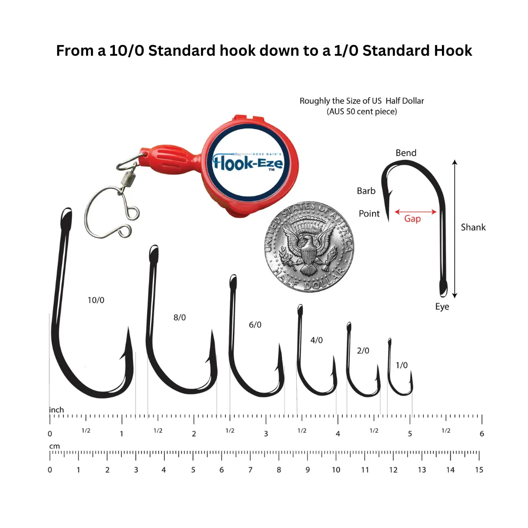 HookEze Fishing Knot Tying Tool (Large) | Pack of 2