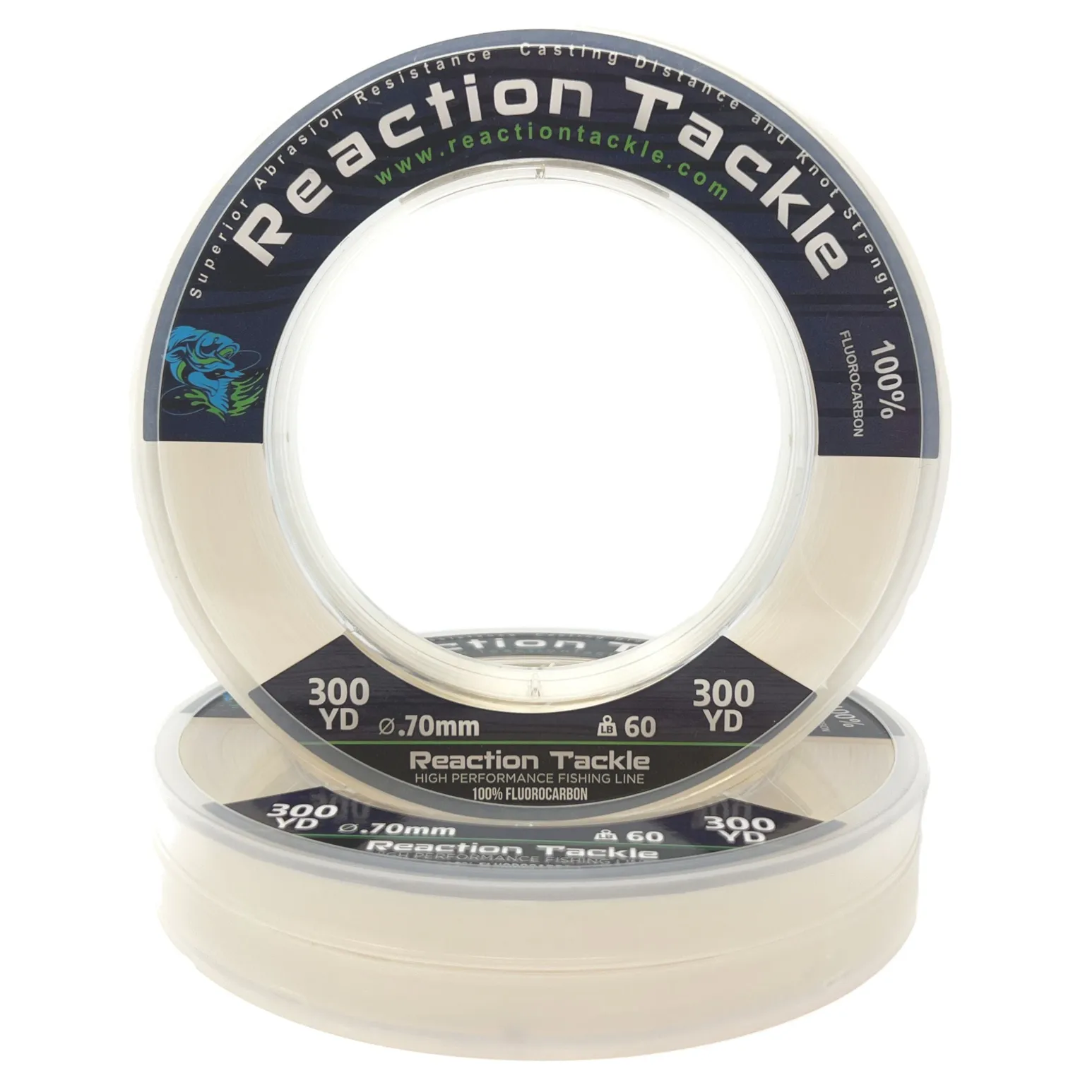 Reaction Tackle 100% Pure Fluorocarbon Fishing Line
