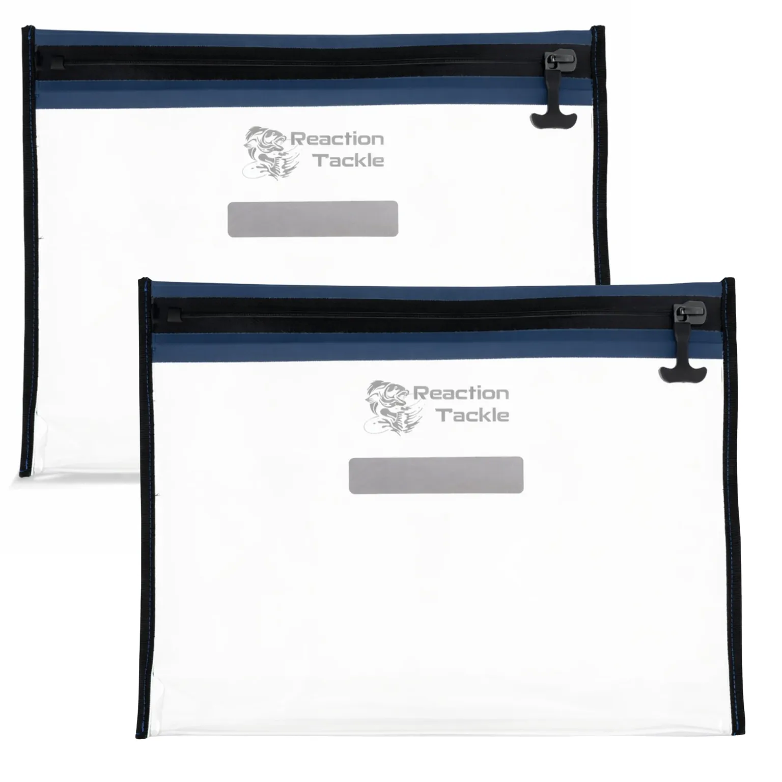 Reaction Tackle 100% Waterproof Tackle Storage Bags - Airtight and Waterproof  – 2PK
